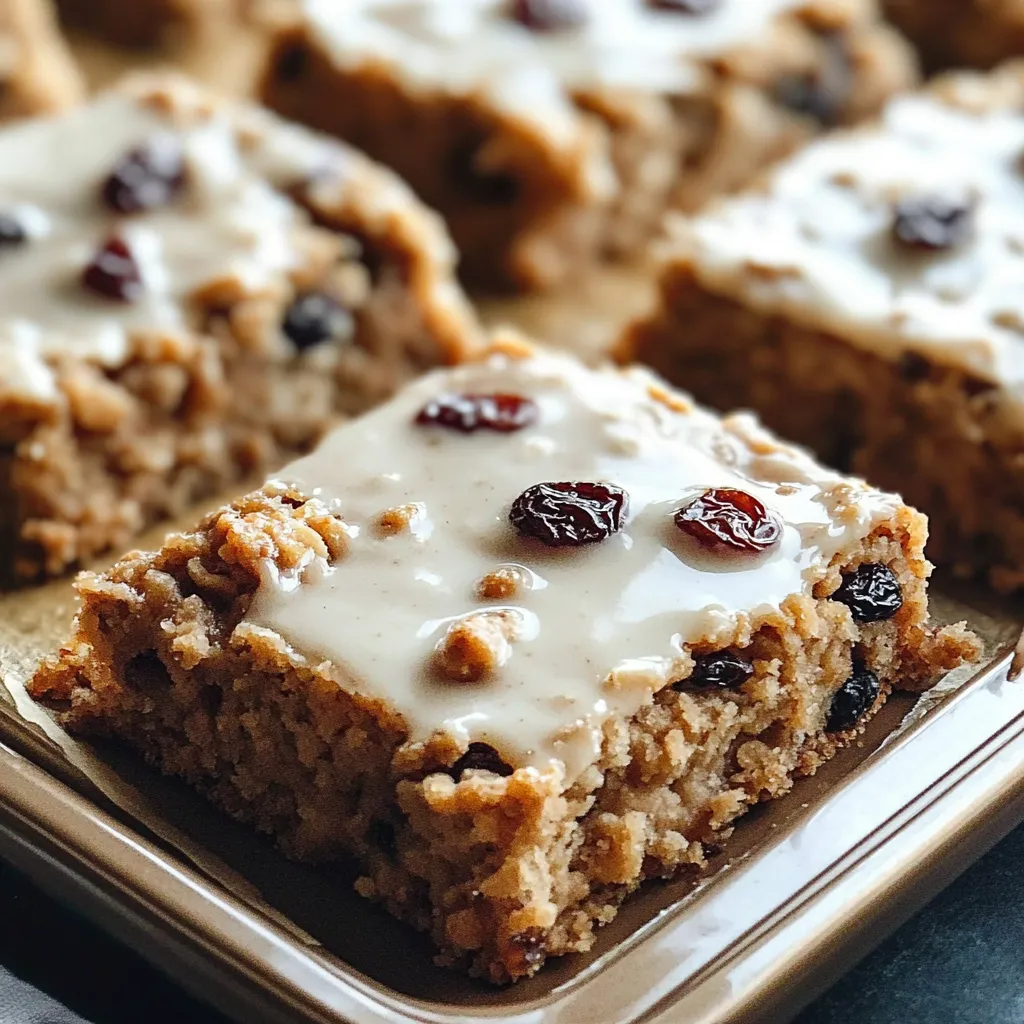 Cinnamon Raisin Oat Bars: Satisfy Cravings with This Versatile Treat